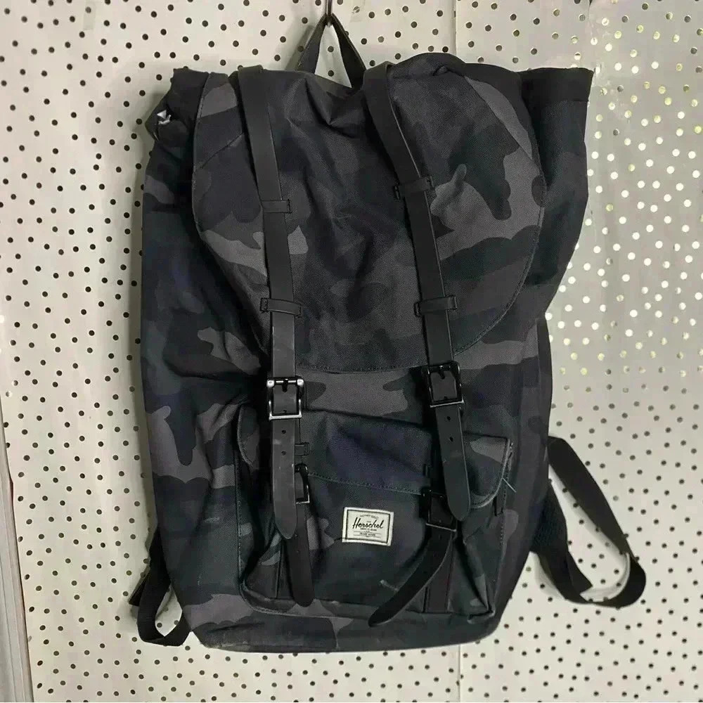 Herschel Camo Black Backpack
